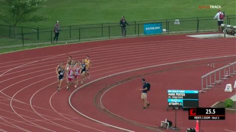 Men's 1500m, Heat 1