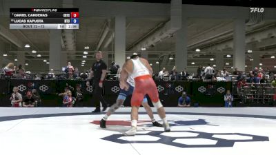70 lbs Champ. Round 2 - Daniel Cardenas, California Regional Training Center (CA RTC) vs Lucas Kapusta, Mat Town USA
