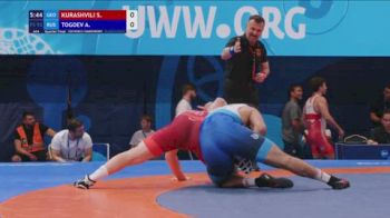92 kg 1/4 Final - Sandro Kurashvili, Georgia vs Artur Togoev, Russia
