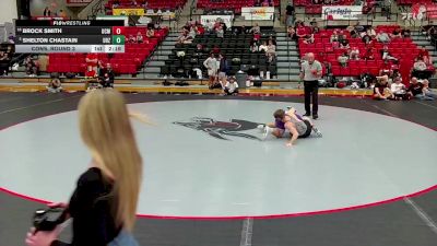 125 lbs Cons. Round 3 - Brock Smith, Central Missouri vs Shelton Chastain, Ozarks