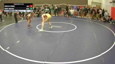 175 lbs Champ. Round 1 - Niko Gross, Enumclaw vs Brock Webb, Union