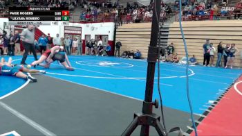 155 lbs Cons. Round 2 - Lilyana Romero, Franklin Wrestling Club vs Paige Rogers, Twin Lakes High School