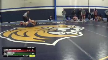 174 lbs Champ. Round 2 - Joel Martsinovsky, Stevens Tech vs Aj Robinson, Southern Maine