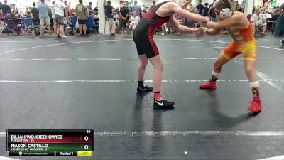 130 lbs Round 2 (4 Team) - Eiljah Wojciechowicz, Pursuit WA vs Mason Castillo, Moser`s Mat Monster