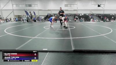 190 lbs 4th Wrestleback (16 Team) - Elijah Hawes, Utah vs Shane Carlson, Minnesota Red