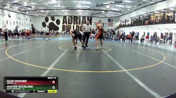 165 lbs Round 5 (6 Team) - Olen Moshier, Adrian vs Hunter Buckland, Ohio Northern