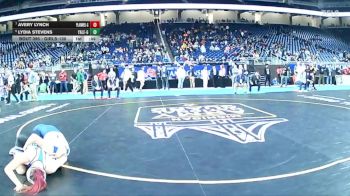 Girls-130 lbs 3rd Place Match - Lydia Stevens, Yale (Girls) vs Avery Lynch, Plainwell (Girls)