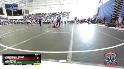 79 lbs Quarterfinal - William Guy Johns, Paola Wrestling Club vs Luke Maier, SlyFox Wrestling Academy