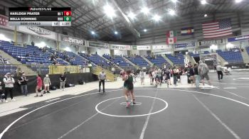 123 lbs Semifinal - Harleigh Prater, No Team vs Bella Downing, Ruis Wr Acd