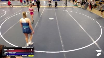 170 lbs Round 2 - Emily Novak, MN vs Leah Willard, MN