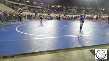 87 lbs Consi Of 8 #1 - KAYCEN LILLICH, Jay Junior High vs Hudson Green, Guthrie