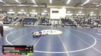 133 lbs Semifinal - Peyton Ellis, Johnson & Wales (RI) vs Andrew Marchese, Castleton