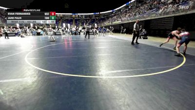 100 lbs Round Of 32 - Evan Fernandes, West Chester vs Jake Faux, Tunkhannock