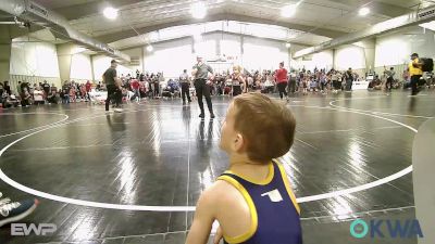 40 lbs Consi Of 8 #2 - Asher Ensey, Kiefer Youth Wrestling Club vs Alexander Barbosa, Honey Badgers Wrestling Club
