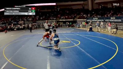 D 3 138 lbs Cons. Round 3 - Reece Campbell, St. Louis Catholic vs Peyton Vizena, St. Edmund