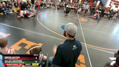 85+ Round 5 - Griffin Mayton, Cody Wrestling Club vs Nolan Lancaster, Ten Sleep/Hyattville Scrappers