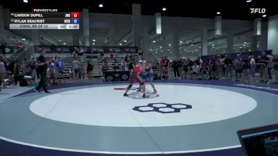 57 kg Cons. Rd Of 16 - Carson Dupill, Jackrabbit Wrestling Club vs Rylan Seacrist, Seasons Freestyle Club/ Southwest Wrestling Club