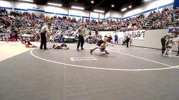 Final - Kash Harrison, Tecumseh Youth Wrestling vs Sage Kpiele Poda, Noble Takedown Club