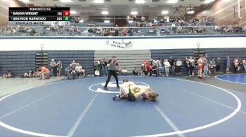 110 lbs 5th Place Match - Grayson Harwood, All In Wrestling Academy vs Mason Wright, Suples Wrestling Club