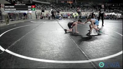 76 lbs Consi Of 8 #1 - Holt Ward, Cowboy Wrestling Club vs Kolbie Davis, Powerhouse