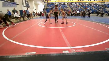 70 lbs Rr Rnd 2 - Kendrick Henning, Pryor Tigers vs Zoie Gregory, Tulsa Blue T Panthers