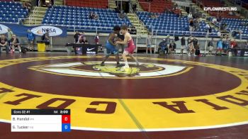 145 lbs Cons 32 #1 - Braeden Hendel, Minnesota vs Shyne Tucker, Missouri