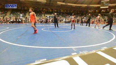 106 lbs Final - Rhylen Harris, Midwest City Bombers Youth Wrestling Club vs Race Foster, Tahlequah Wrestling Club