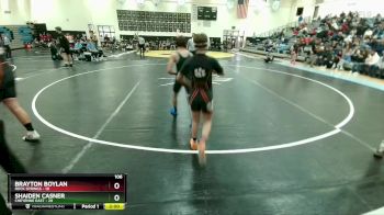 106 lbs Round 3 (10 Team) - Shaiden Casner, Cheyenne East vs Brayton Boylan, Rock Springs