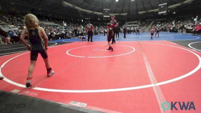 46 lbs Round Of 32 - Kolter Kelley, Coweta Tiger Wrestling vs Holly Mancini, Collinsville Cardinal Youth Wrestling