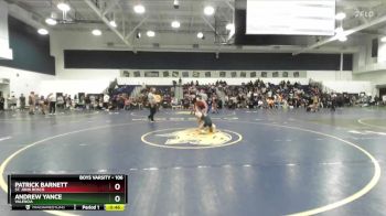 106 lbs Cons. Round 4 - Patrick Barnett, St. John Bosco vs Andrew Yance, Valencia