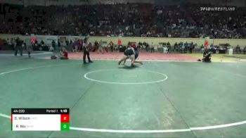 4A-220 lbs Semifinal - Randy Nix, Bridge Creek vs Gunner Wilson, Catoosa