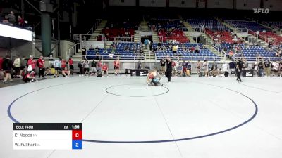 157 lbs Cons 32 #2 - Christopher Nocca, NY vs William Fullhart, IA