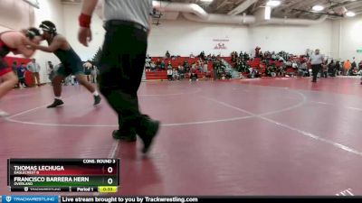 285 lbs Cons. Round 3 - Francisco Barrera Hernandez, Overland vs Thomas Lechuga, Eaglecrest B