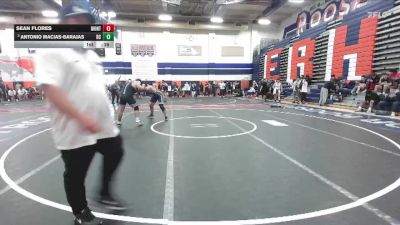 215 lbs Cons. Round 5 - Sean Flores, Montclair vs Antonio Macias-Barajas, Birmingham Charter