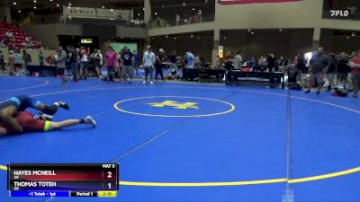 138 lbs Cons. Round 5 - Hayes McNeill, OK vs Thomas Toteh, OK