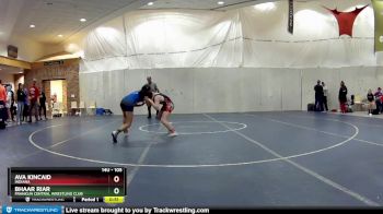 105 lbs Semifinal - Ava Kincaid, Indiana vs Bhaar Riar, Franklin Central Wrestling Club