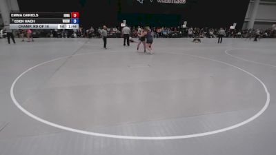 235 lbs Champ. Rd Of 16 - Emma Daniels, Iowa vs Eden Hach, Watertown High School Wrestling