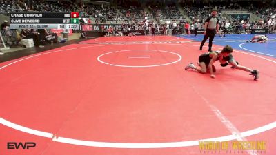 64 lbs Round Of 32 - Chase Compton, Roundtree Wrestling Academy vs Clive DeWeerd, Westshore Wrestling Club
