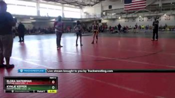 98 lbs Round 2 (4 Team) - Kynlie Keffer, Indiana INFERNO GOLD vs Elora Waterman, Youtube Wrestlers
