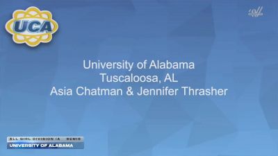 University of Alabama [2026 All Girl Division IA Semis] 2026 UCA & UDA College Cheerleading and Dance Team National Championship