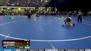 120 lbs Cons. Semi - Cooper Brems, DC Elite vs Hayden Aquino, Cory Clark Wrestling