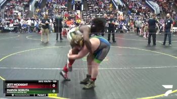 95 lbs Cons. Semi - Christian Wick, Wrestling University vs Zander Holderman, TK WC