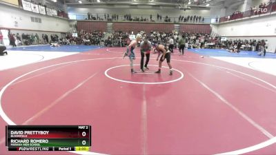 126 lbs Champ. Round 1 - David Prettyboy, Bloomfield vs Richard Romero, Marana High School