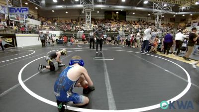 64 lbs Consi Of 8 #2 - Rowen Jones, Bridge Creek Youth Wrestling vs Jarod Smith, Tecumseh Youth Wrestling