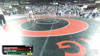 4A 175 lbs Champ. Round 1 - Joe Schuyleman, Wenatchee vs Grayson James, Jackson