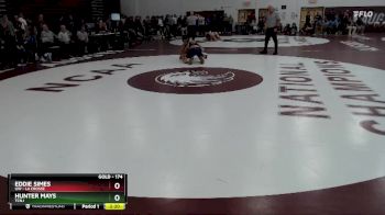 174 lbs Semifinal - Hunter Mays, TCNJ vs Eddie Simes, UW - La Crosse