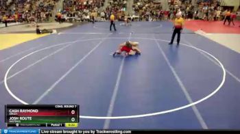 145 lbs Cons. Round 7 - Josh Route, Hastings vs Cash Raymond, Simley