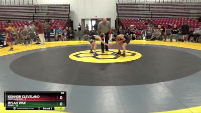 85 lbs Semis & 1st Wrestleback (8 Team) - Rylan Wax, POWA vs Konnor Cleveland, Fort Hammers