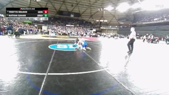 Boys 3A 150 lbs Champ. Round 2 - Nathan Gahan, Sedro-Woolley vs Tristyn Nelson, Central Kitsap