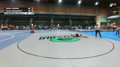 94-97 lbs Round 1 - Israel Tenorio, Truckee Wrestling Club vs Wyatt Wentworth, Mountain Wrestling